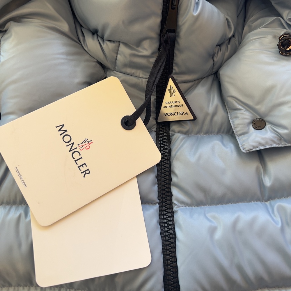 Moncler Bady Giubotto Light Blue Down/Puffer Jacket - Picture 6 of 6